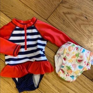 New! Bathing suit&reusable water diaper